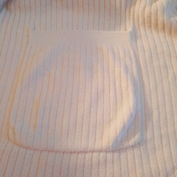 Barefoot Dreams Cozy Chic Ultra Lite Bat Wing Sleeve Zip Front Hoodie Size S/M - Picture 4 of 8